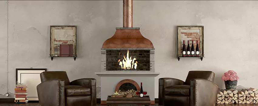 Thelin Hearth Products Providence Pellet Insert Fireplace Installation in Wichita Falls, TX