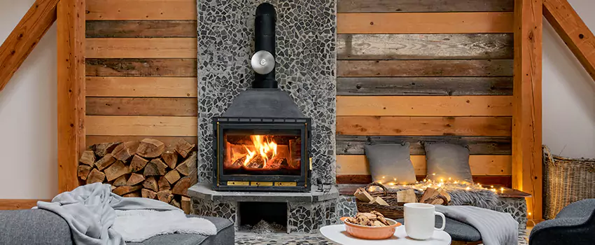 Thelin Hearth Products Direct Vent Gas Stove Fireplace Inspection in Wichita Falls, Texas